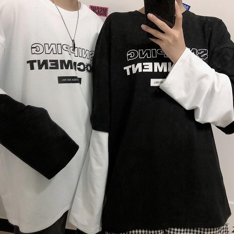 Áo thun cặp đôi nam nữ form rộng, áo phông tay lỡ ATL187