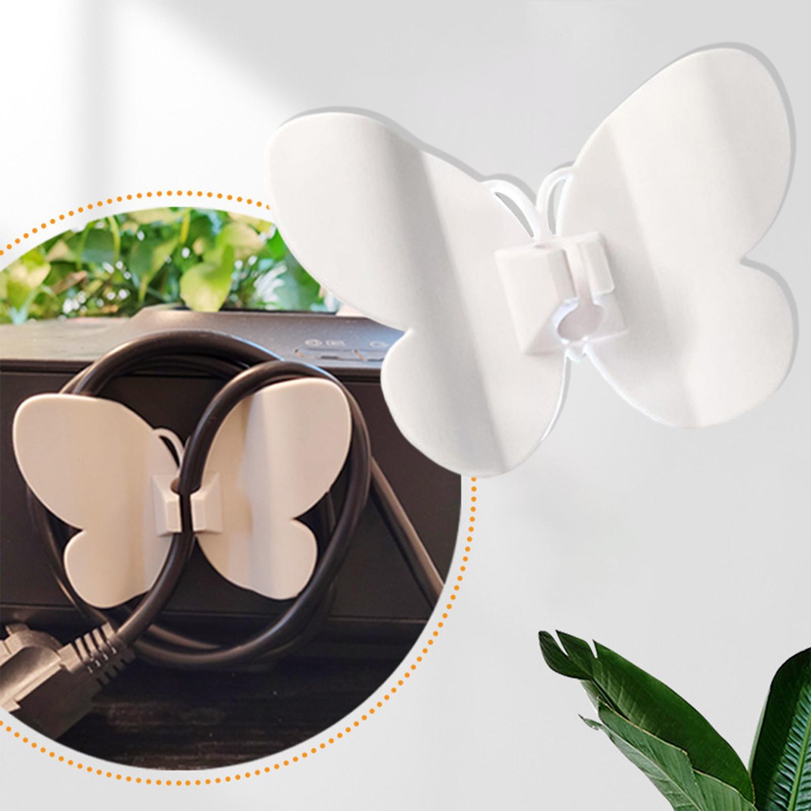 WIRE CABLE ORGANIZER CLIPS CABLE CLIP CORD HOLDER PC CABLES