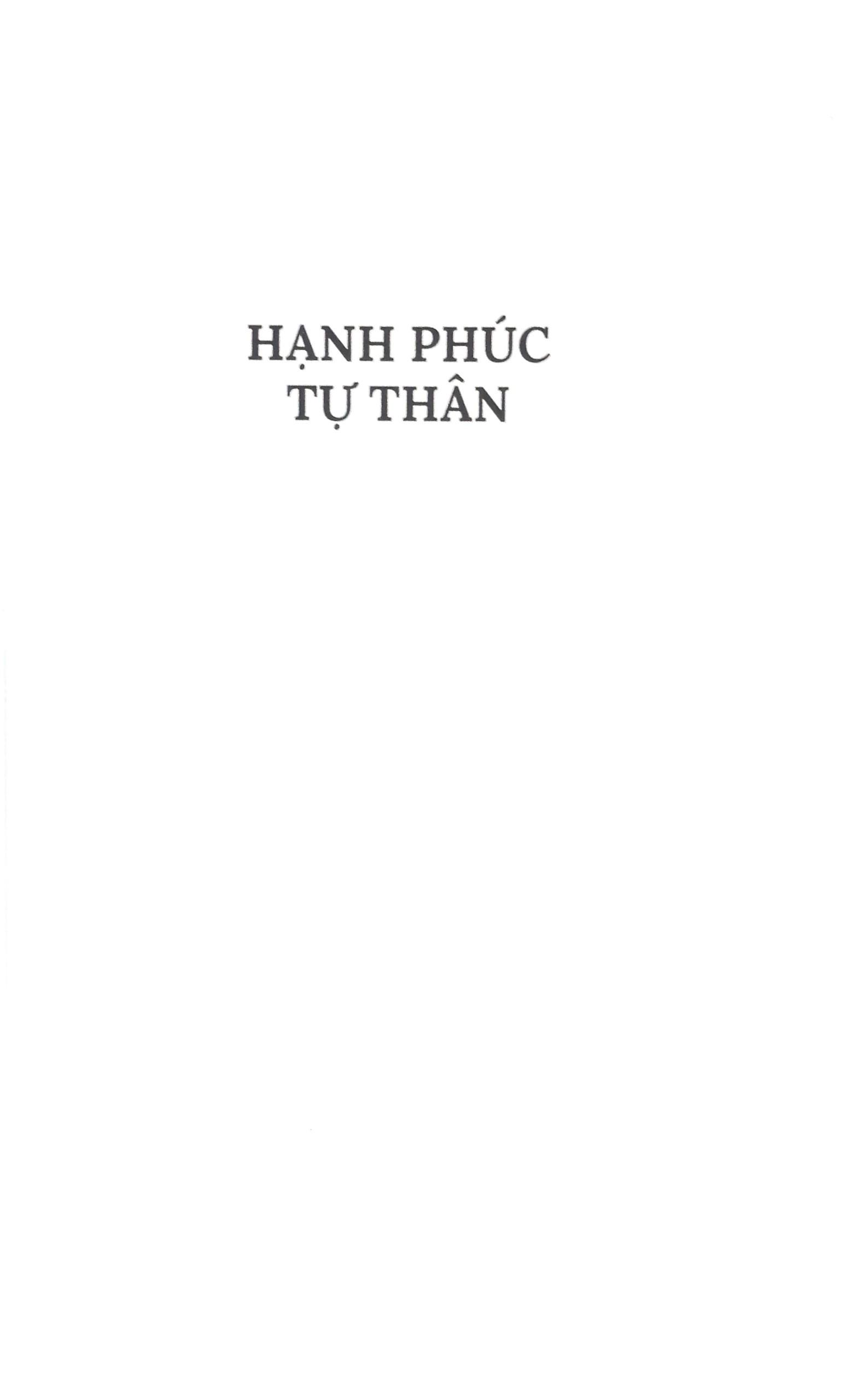 Hạnh Phúc Tự Thân