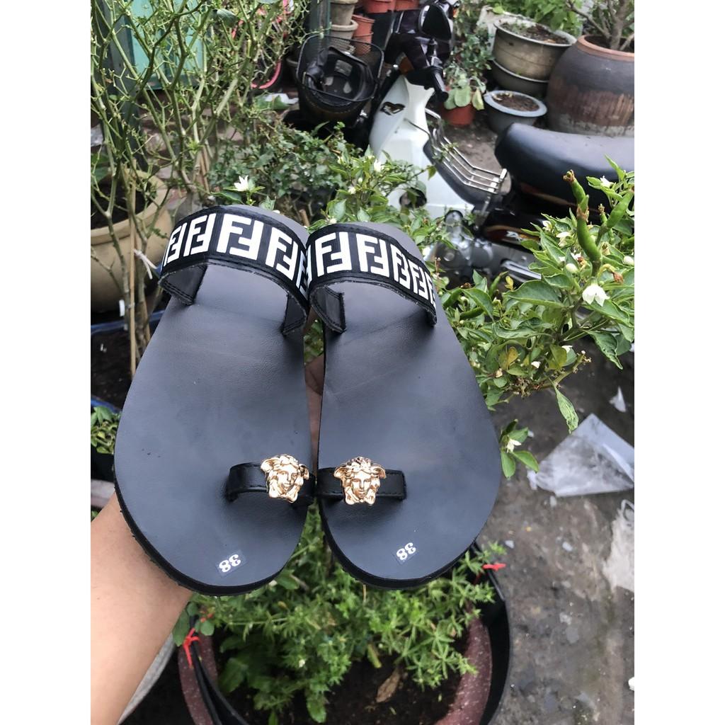 dép sỏ ngón nam nữ sandal đồng nai ( đế đen quai f ) size từ 35 nữ đến 42 nam đủ màu đủ size ib chọn thêm