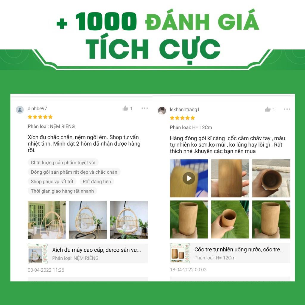 Xích đu mây cao cấp, derco sân vườn, trang trí ban công, đồ chơi cho bé, ghế tổ chim cho bà bầu thư giãn / HealHomes