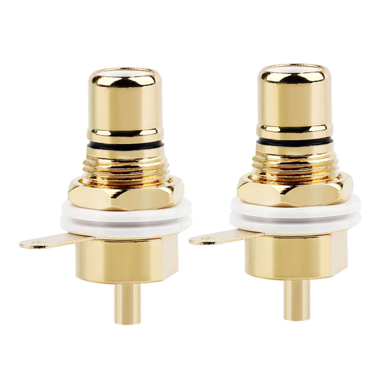 2Pcs 1 Female Socket Connectors Terminal Easy to Install for Computer