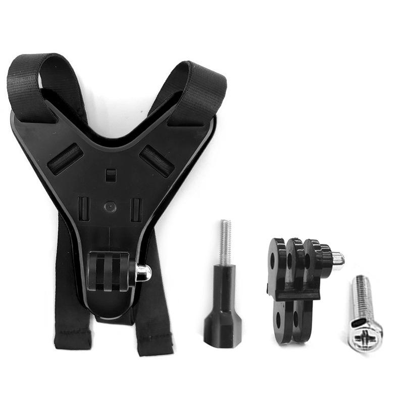 Dây gắn máy ảnh GoPro hero765 gắn nón bảo hiểm tiện lợi