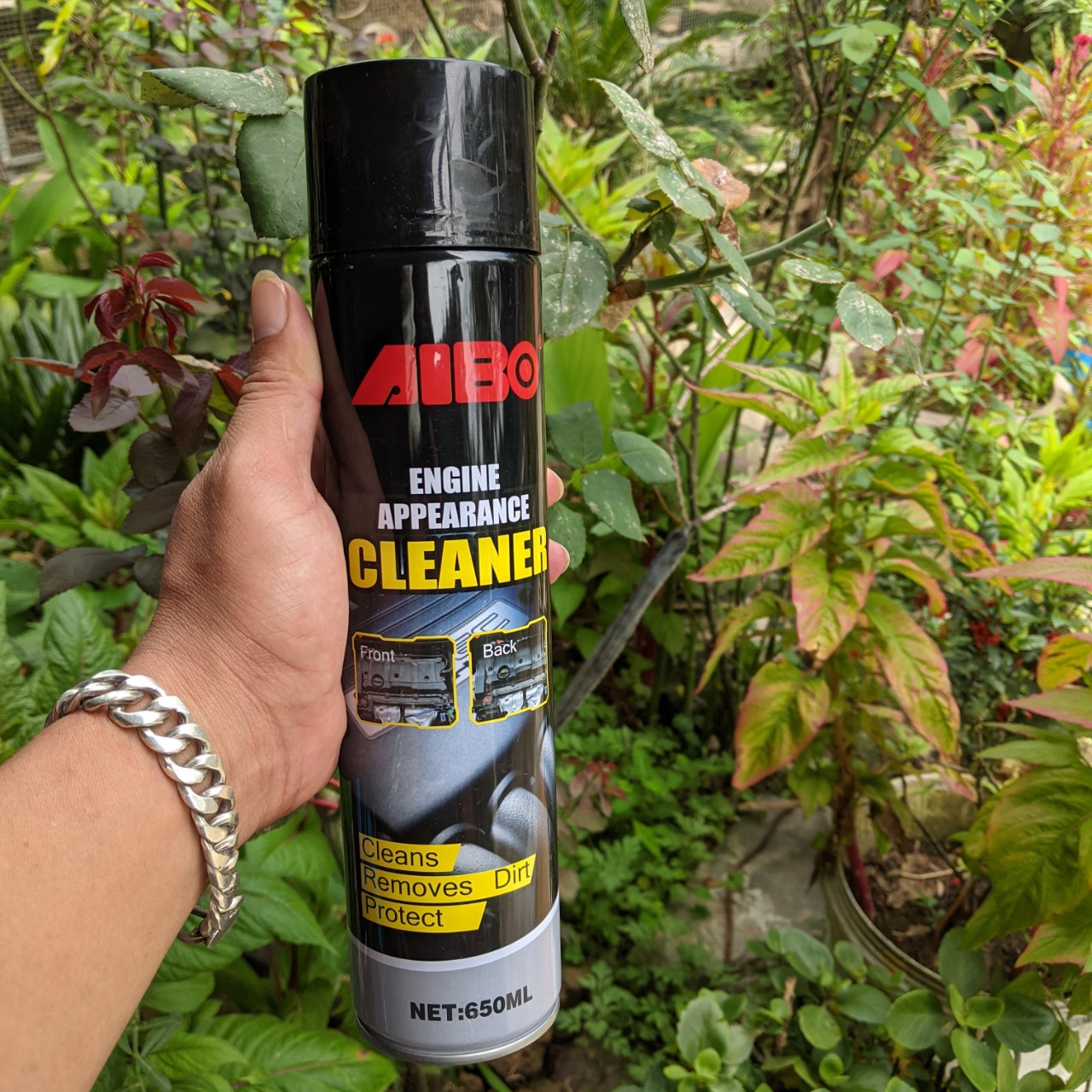 Chai tẩy rửa khoang máy ô tô AIBO vệ sinh tẩy sạch vết bám bẩn giúp động cơ sạch như mới