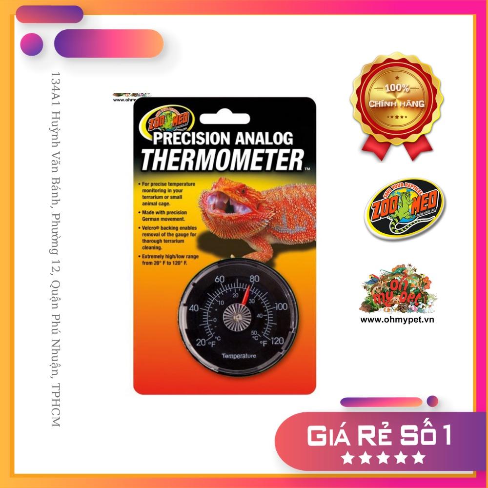 Đồng hồ cơ đo nhiệt chuồng bò sát Precision Analog Reptile Thermometer