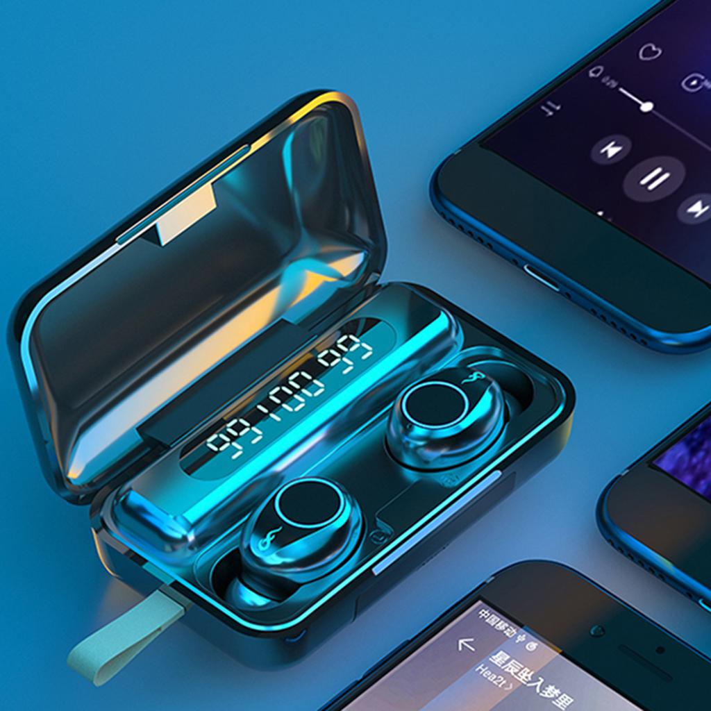 Bluetooth Earbuds Bluetooth Headphones Wireless Earphones, Stereo Waterproof Wireless Earphones with Charging Case/Box, Built-in Microphone