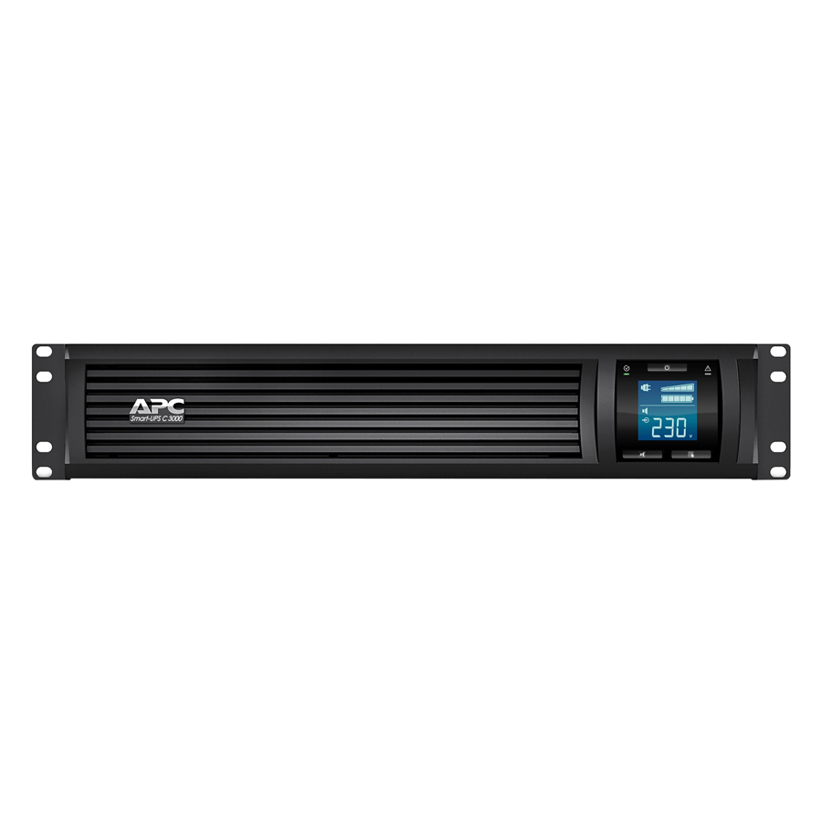 Bộ Lưu Điện APC Smart-UPS C 3000VA Rack mount LCD 230V - SMC3000I-2U - Hàng Chính Hãng