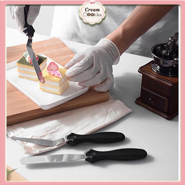 Bộ 3 Dao Chà Láng Mini/spatula trang trí bánh kem