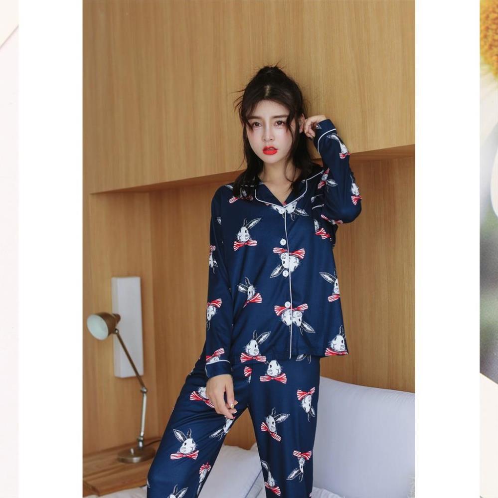 Đồ bộ Pijama lụa- Bộ ngủ Lụa Satin Siêu Đẹp đồ mặc nhà siêu xinh B62