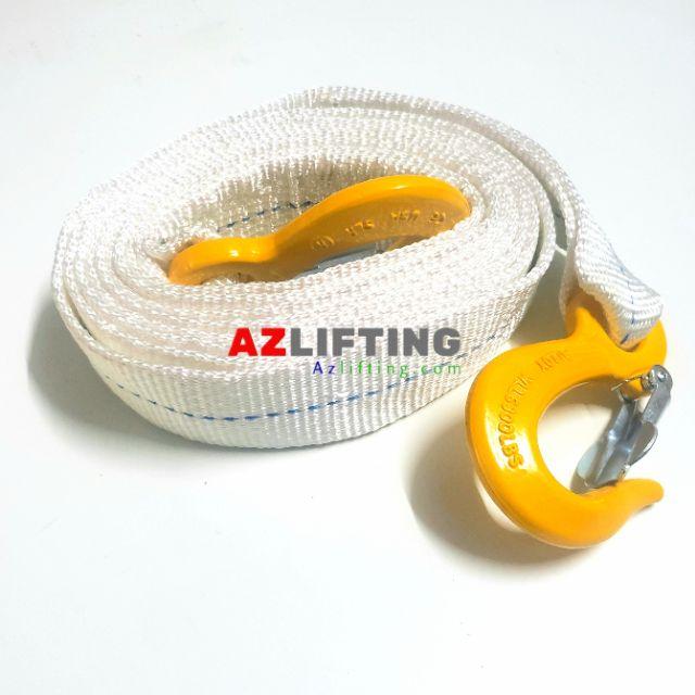 Cáp kéo cứu hộ ô tô 5 tấn 4m - kéo hàng có 2 móc 2 đầu
