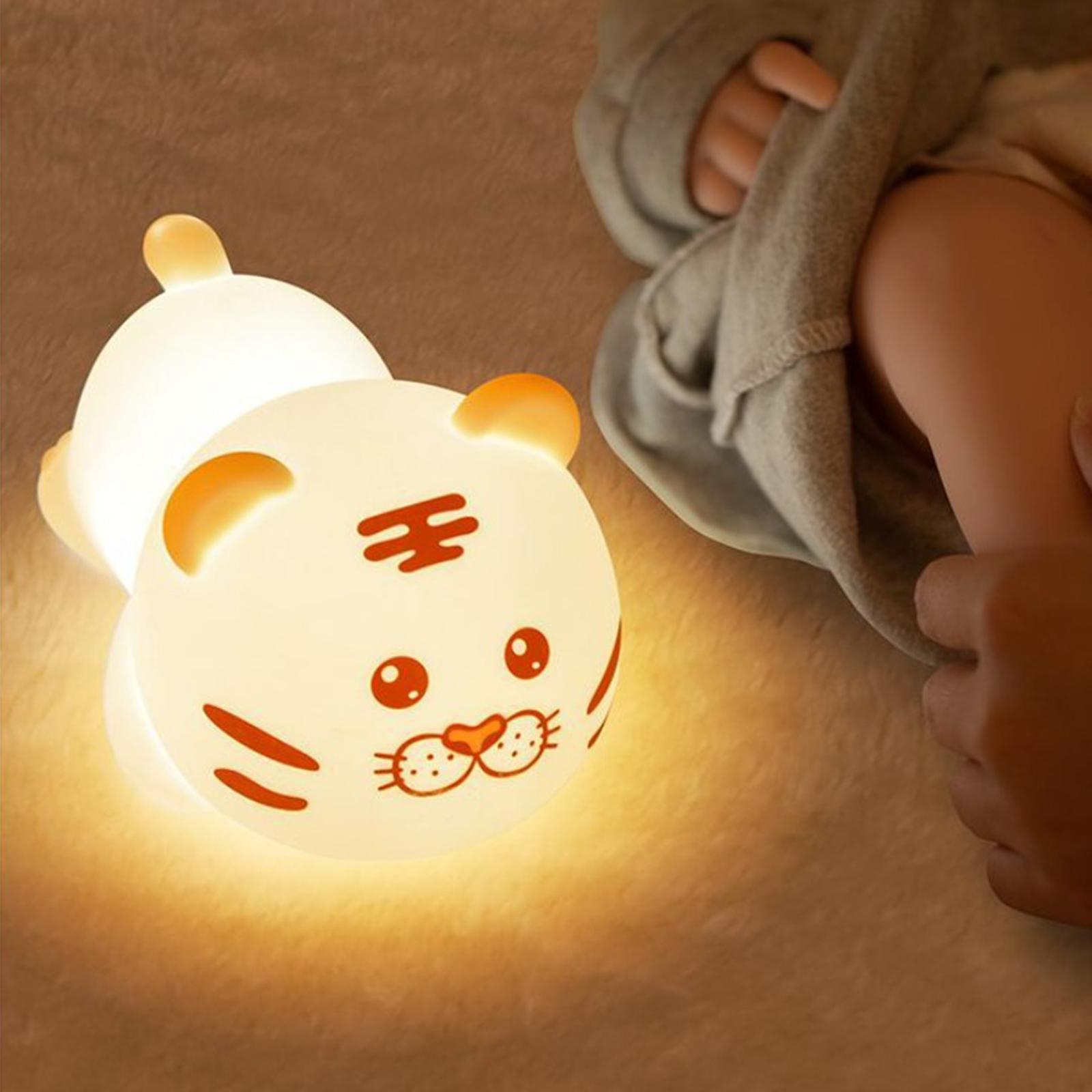 Cartoon LED Sleeping Night Light Touch Sensor Bedside