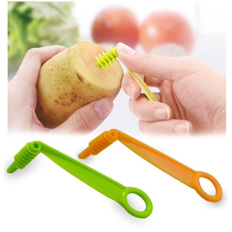 Vegetable Fruit Slicer Manual Spiral Screw Slicer Potato Cutting Device Cut Fries Cut Manual Potato Cutter Kitchen Cooking Tools