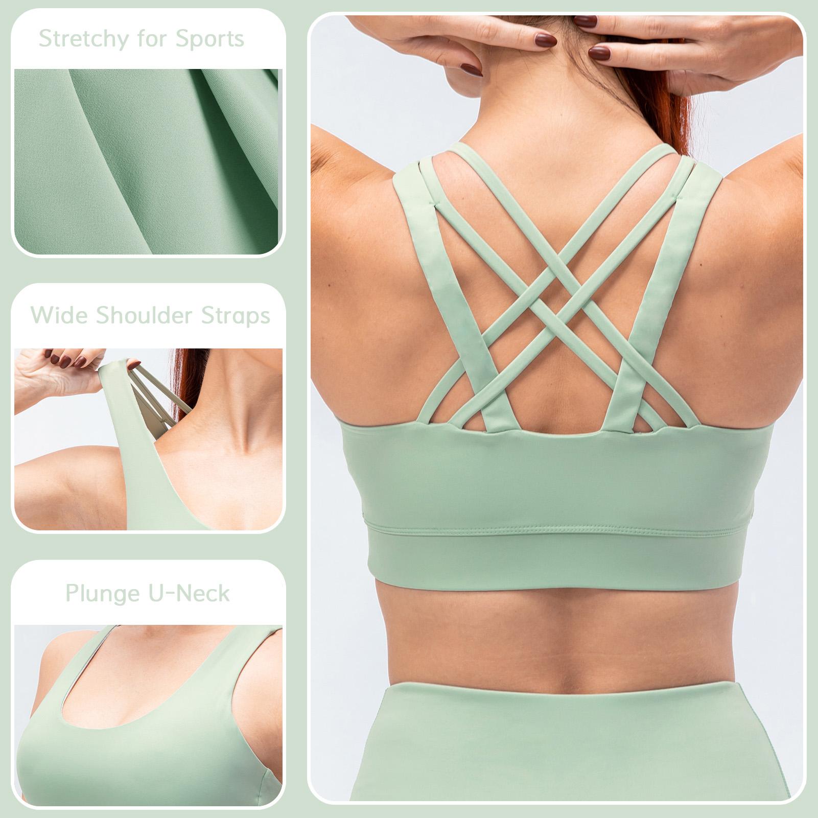 Áo ngực yoga nữ có đệm để tập thể thao tập luyện pilates