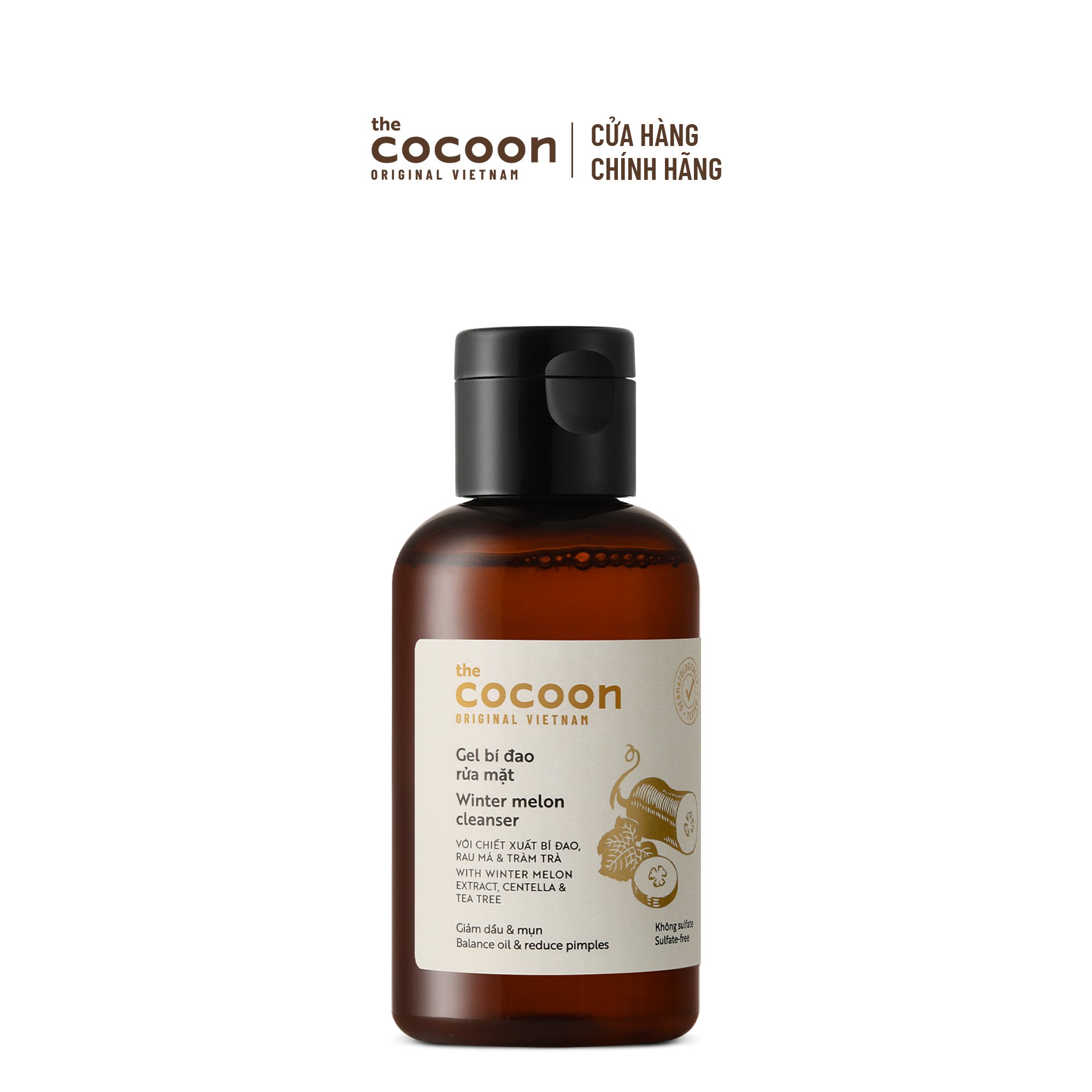 SPECIAL COMBO làm sạch + cân bằng cho da mụn Cocoon - Tặng nước tẩy trang bí đao Cocoon 140ml