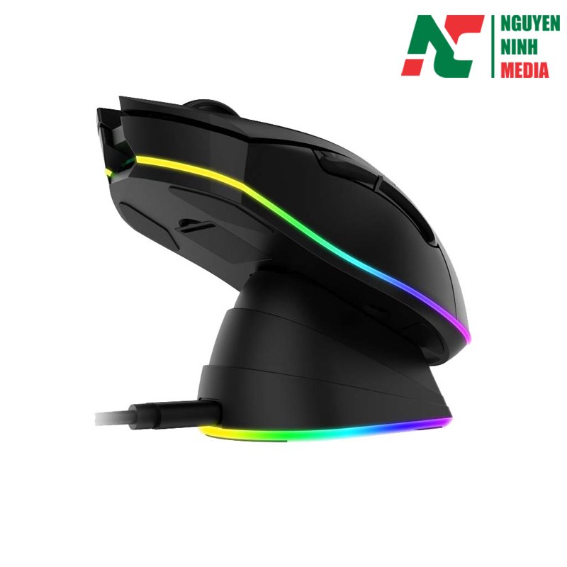 Chuột Không Dây Gaming DAREU EM901X LED RGB + Kèm Dock Sạc Nhanh - Hàng Chính Hãng