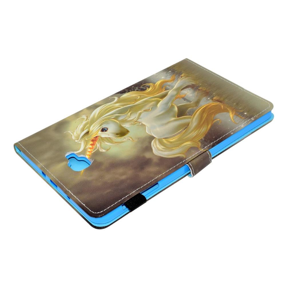Bao Da Máy Tính Bảng Pu Nắp Lật Từ Tính Thông Minh Có Ngăn Đựng Bút Cho Samsung Galaxy Tab A 10.1 T585 T580 Sm-T580 T580N