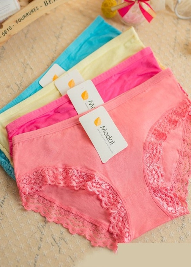 COMBO 10 QUẦN LÓT NỮ COTTON LỤA MODAL CAO CẤP