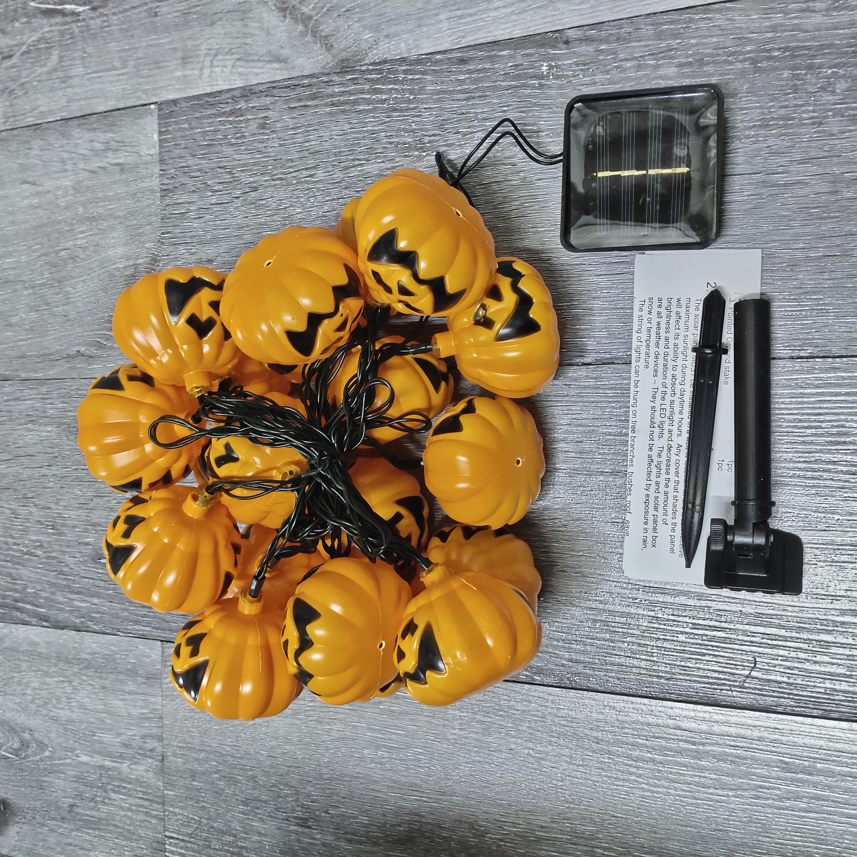 Dây đèn led bí ngô trang trí Halloween GV-PHSL-3