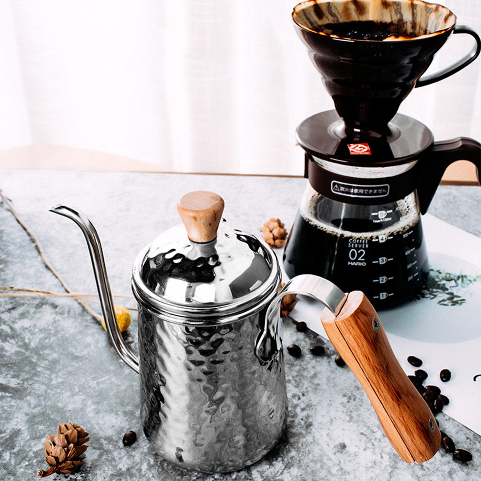 Stainless Steel Gooseneck Kettle Coffee Tea Pot Cafe Tool for Drip Coffee