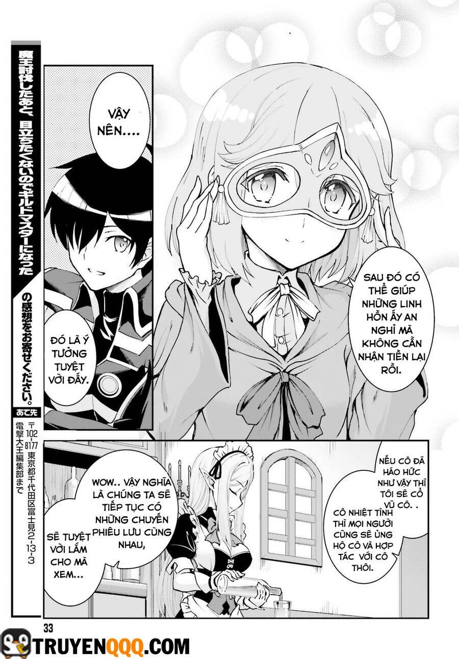 vì thích một cuộc sống nhàn nhã, sau khi đánh bại quỷ vương, anh ta lập một hội quán và sống ẩn dật chapter 11.5 9