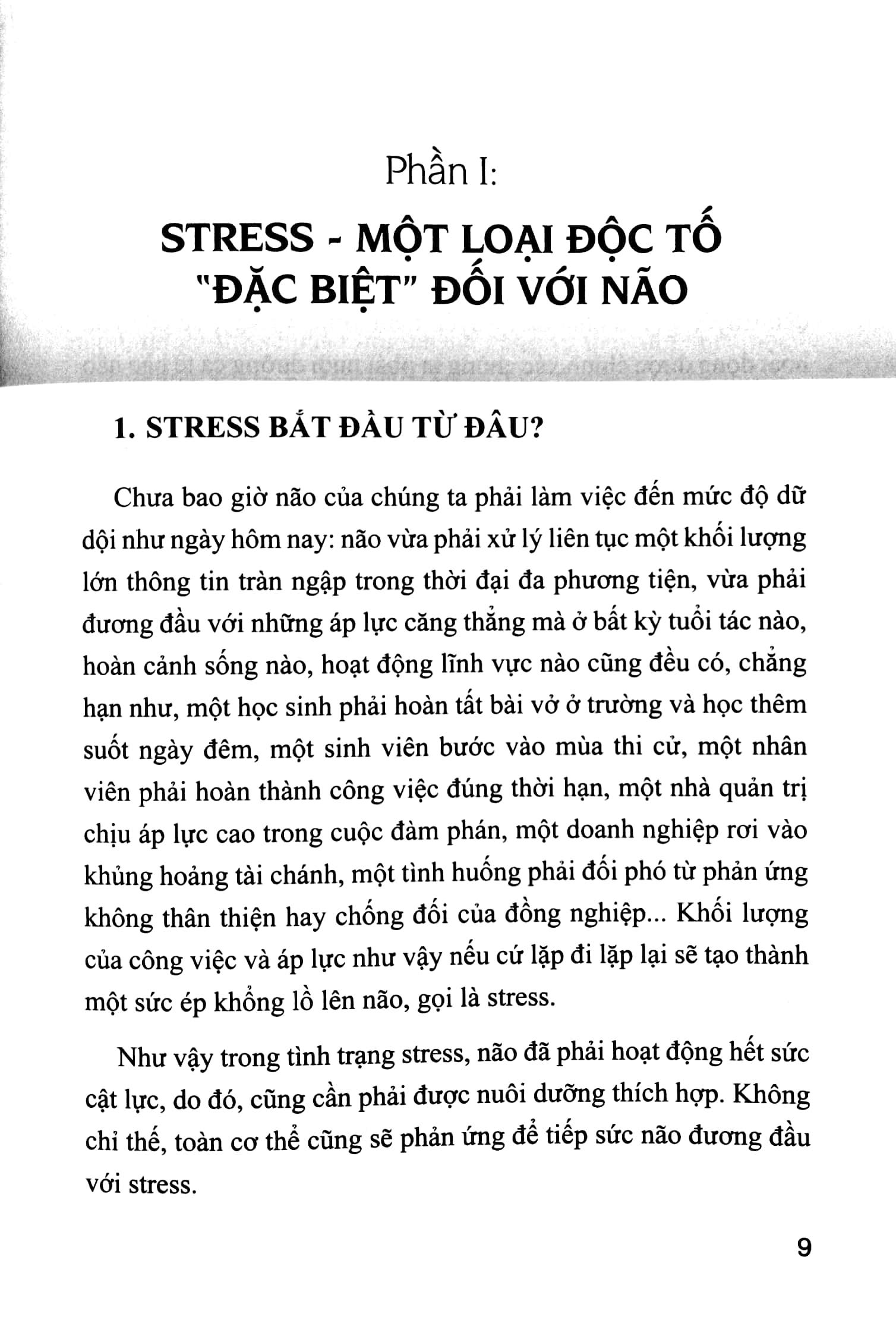 Chế Độ Ăn Bổ Trí Não Giảm Stress