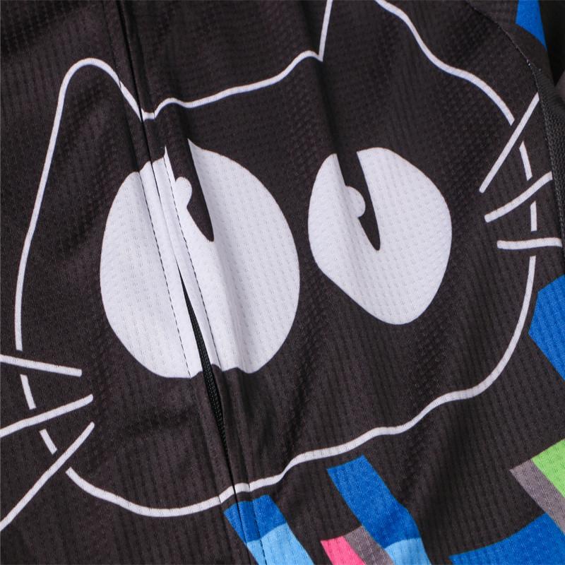 Weimostar Cat Women's Cycling Jersey Long Sleeve Xe đạp Quần áo xe đạp thoáng khí Đường đua xe đạp MTB Bike Tops Color: Model 8 Size: S
