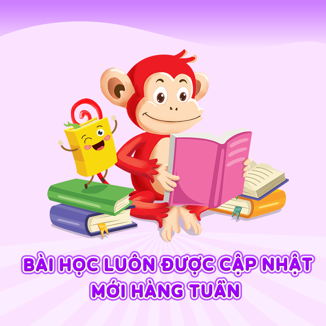 Ứng dụng học tiếng Việt theo chuẩn GDPT mới tại Việt Nam cho trẻ Mầm Non & Tiểu Học  - Gói VMonkey trọn đời