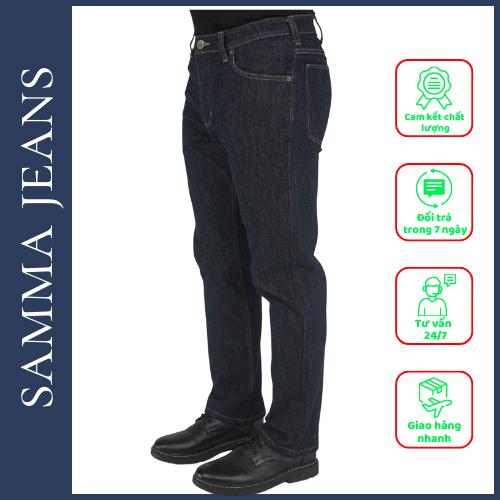 Quần Jean slim fit Q7, Quần bò Nam Ôm Đứng, Chất vải co giãn Cao Cấp, Lịch Sự, Trẻ Trung - thương hiệu Samma Jeans