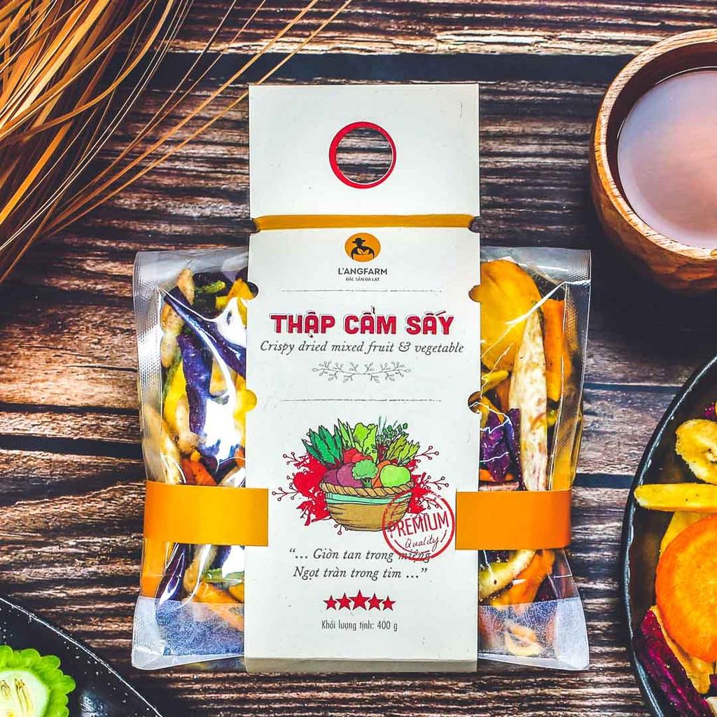 Thập cẩm sấy L'angfarm, 400g, bịch, mẫu mawashi