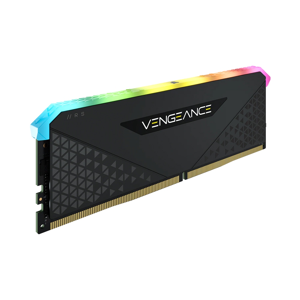 Bộ nhớ trong Corsair DDR4, 3200MHz 8GB/16GB 1x8GB/1x16GB DIMM, XMP 2.0, Vengeance RGB RS, RGB LED, 1.35V - Hàng Chính Hãng