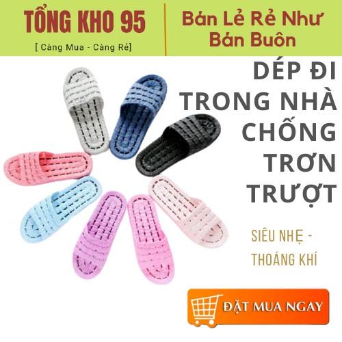 Dép xốp lỗ đi trong nhà, nhà vệ sinh siêu nhẹ, chống trơn trượt.