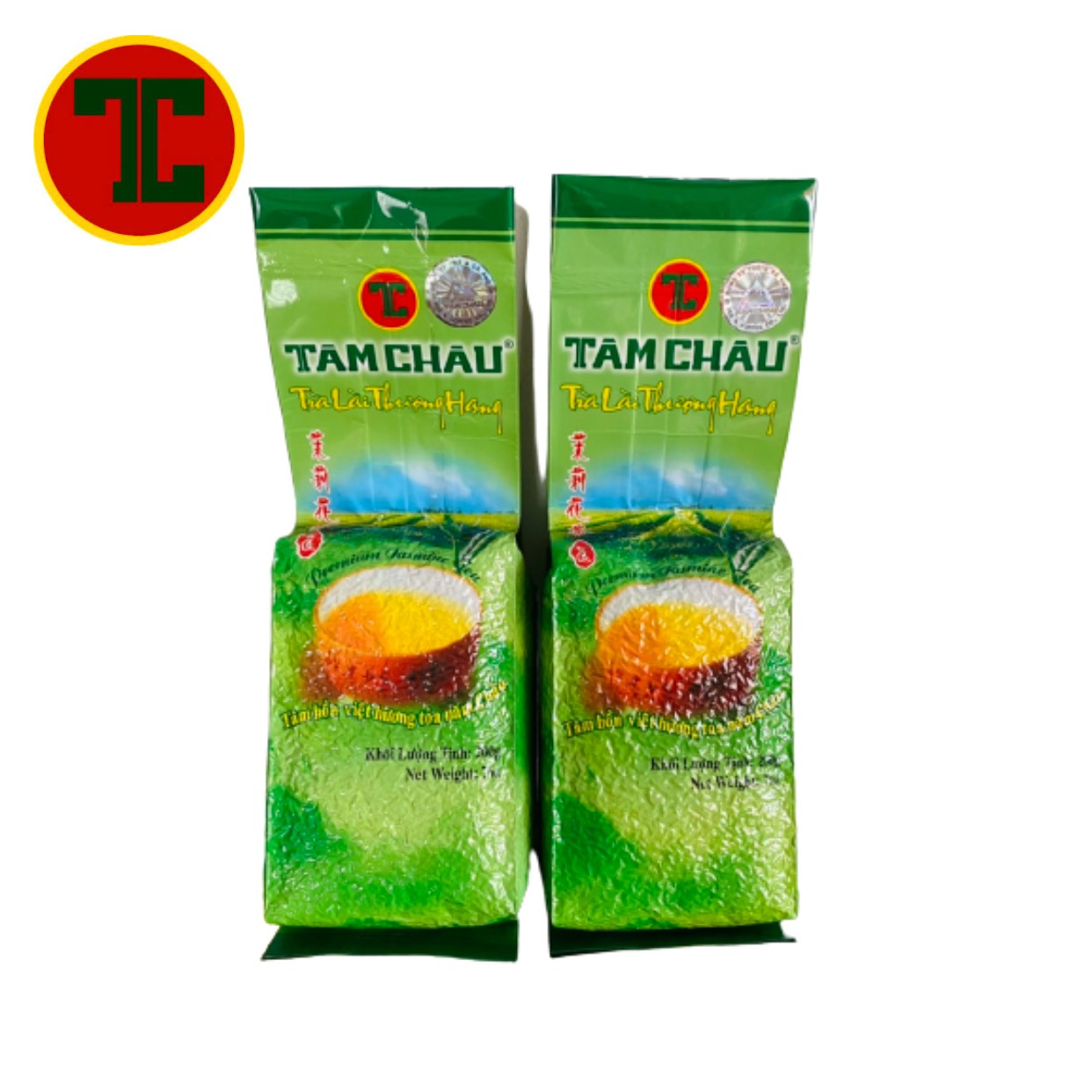 Combo 2 gói trà lài Thượng hạng Tâm Châu (200g/gói)