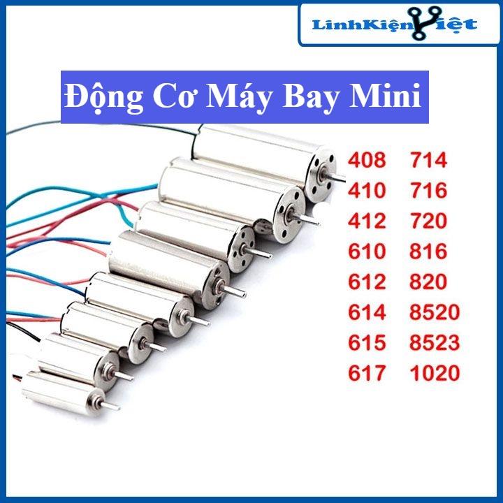 Động cơ máy bay mini đủ loại 720/820/8520/716/610 điện áp 3.7V-4.2V