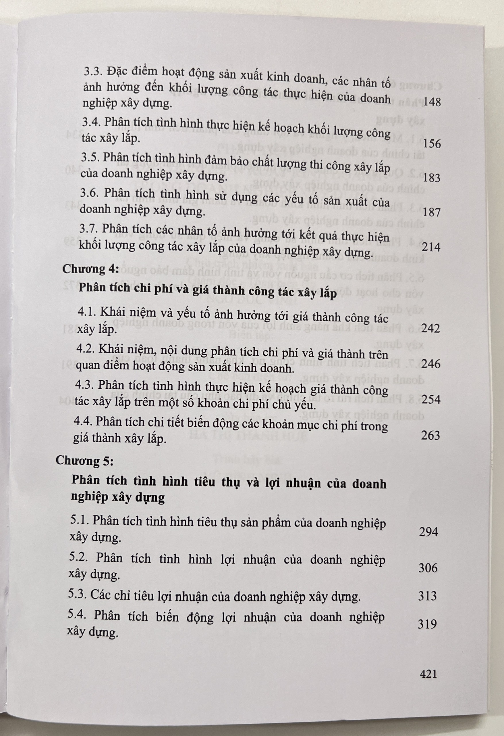 Sách - Phân Tích Hoạt Động Sản Xuất Kinh Doanh Trong Doanh Nghiệp Xây Dựng