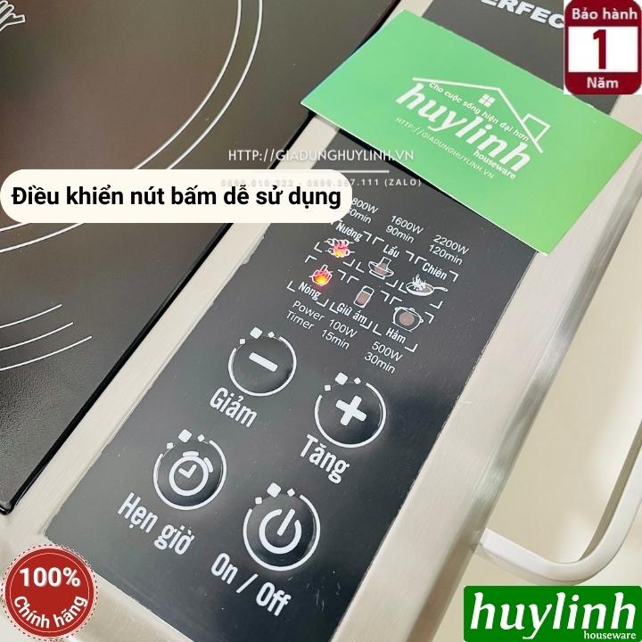 Bếp hồng ngoại đơn Perfect PF-BH86 - 2200W - Không kén nồi - Hàng chính hãng