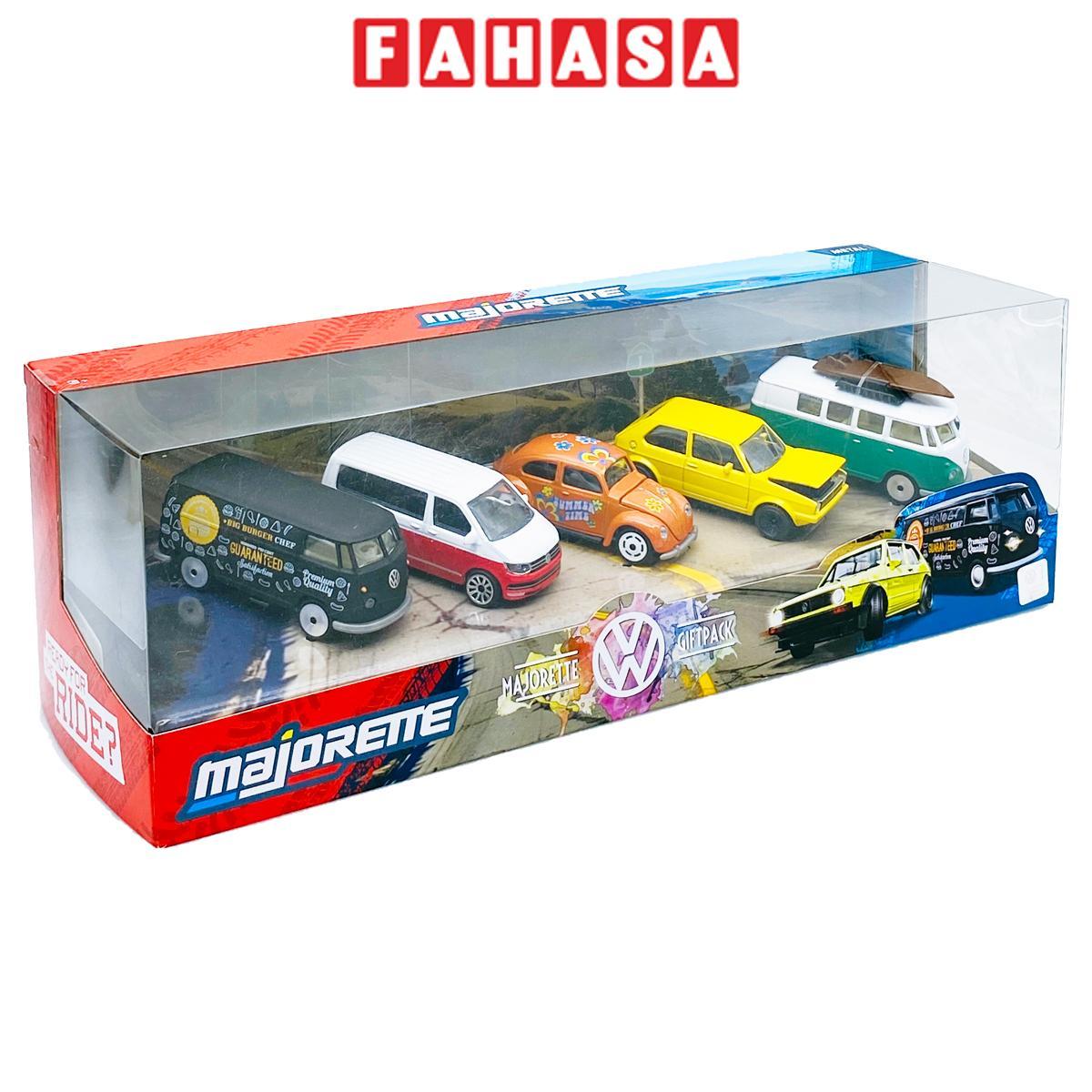 Bộ 5 Đồ Chơi Mô Hình Xe 5 Pieces Giftpack - Majorette 8502005000 - Volkswagen