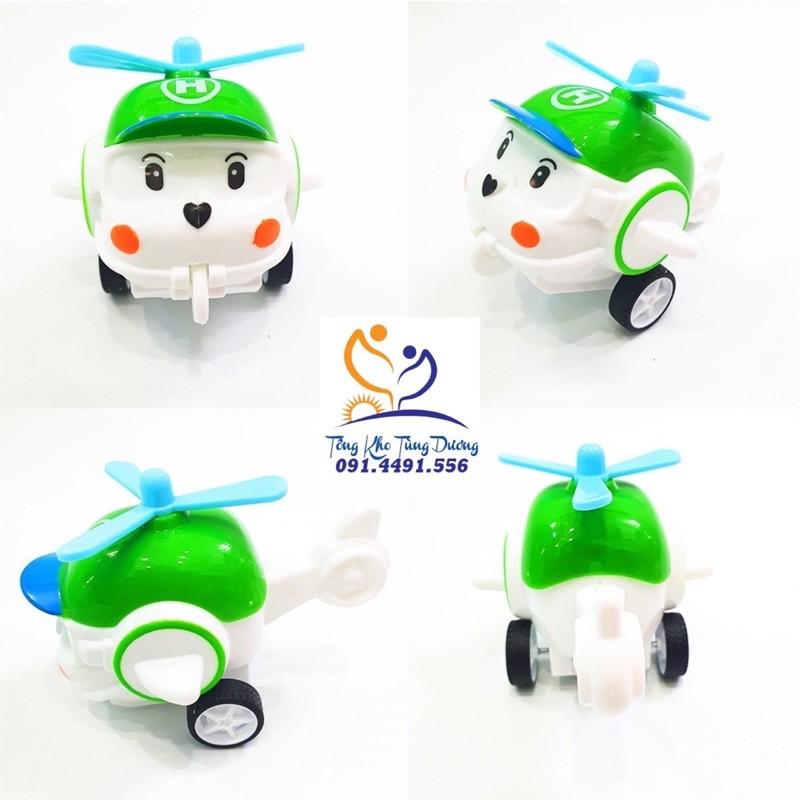 Bộ 4 xe ROBOCAR POLI chạy đà (không biến hình)