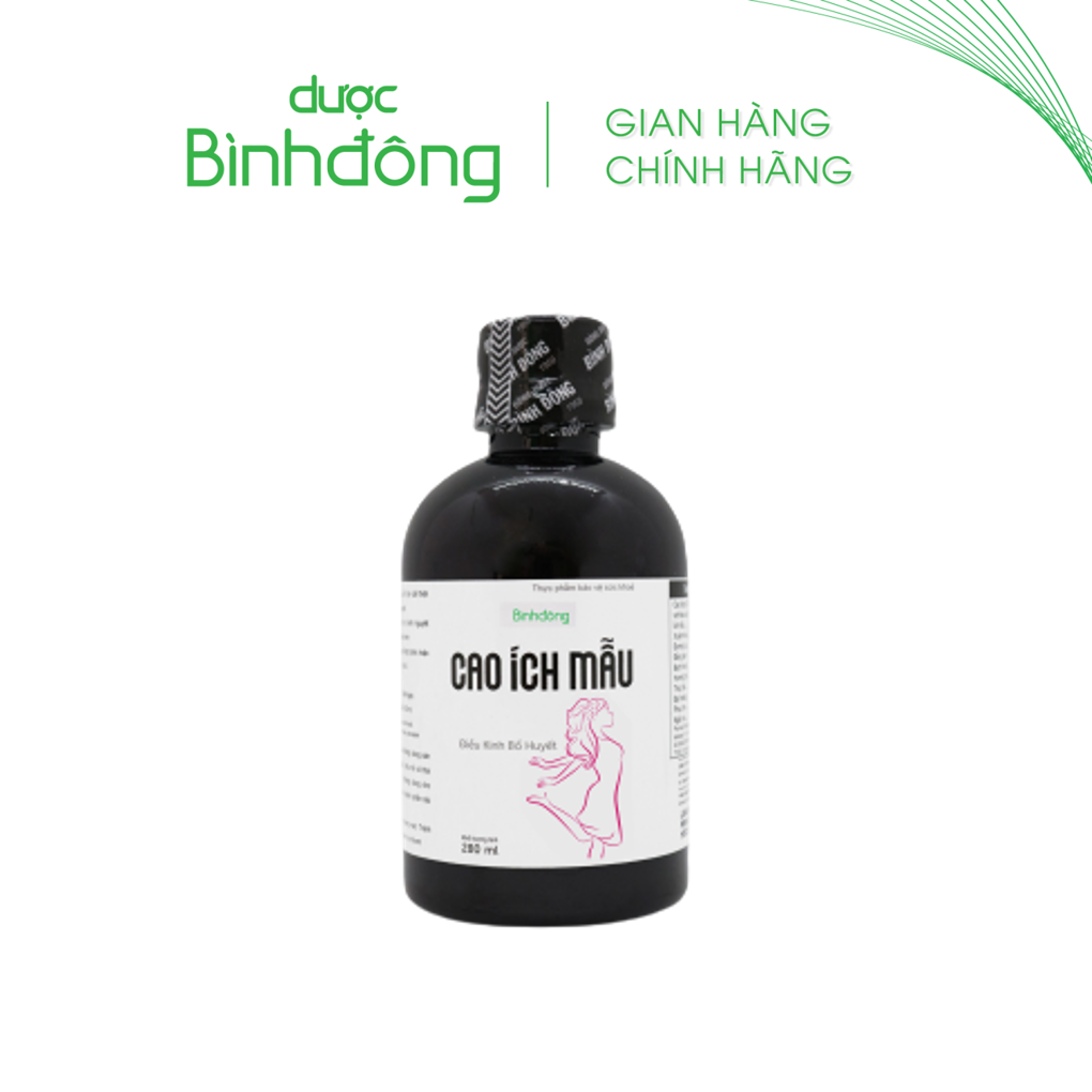 Bình Đông Cao Ích Mẫu - Hỗ trợ giảm đau bụng kinh, điều hòa kinh nguyệt - chai 280ml