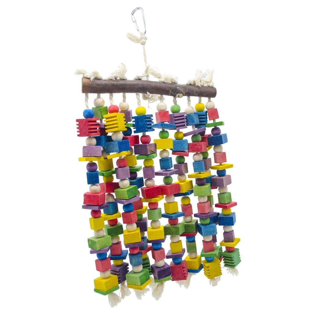 Bird Bite Chew Toy Parrot Cage Hanging Toys For Bird Budgie Pigeon Finch