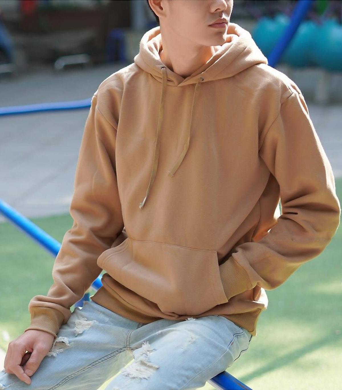 Áo hoodie nam trơn ST02