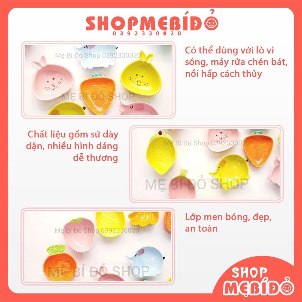 Bát Ăn Dặm Gốm Sứ Kiểu Nhật Nhiều Hình Mẫu Mới Cho Shop Bé Mẹ Bí Đỏ N21V