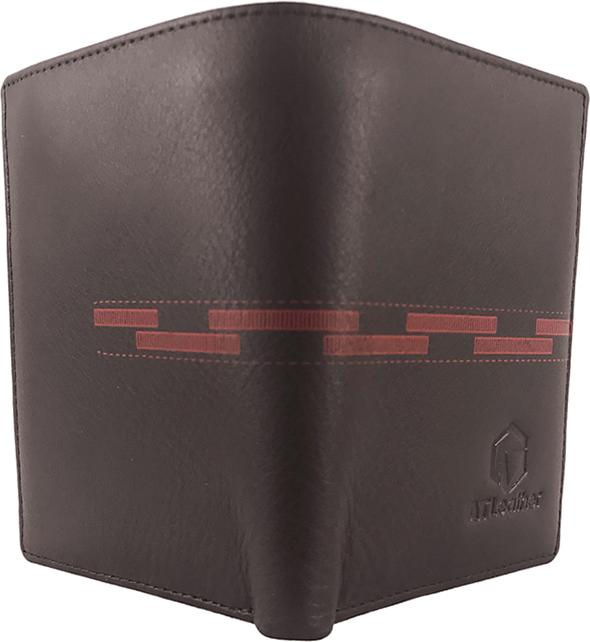 Ví Đứng Da Nam Cao Cấp AT Leather 059 (12 x 10.5 cm) - Nâu