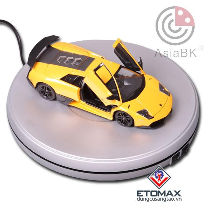 Bàn xoay trưng bày 220v đường kính 25cm chịu tải 10Kg