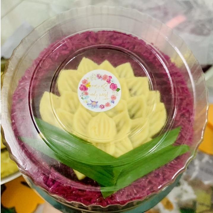 50 Hộp H24 Cao Đế Đen Đựng Xôi Khuôn Nữa Kg - Bánh Bông Lan Trứng Muối