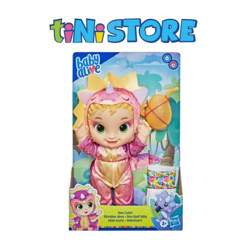 Bộ đồ chơi búp bê tóc vàng thời trang khủng long Baby Alive