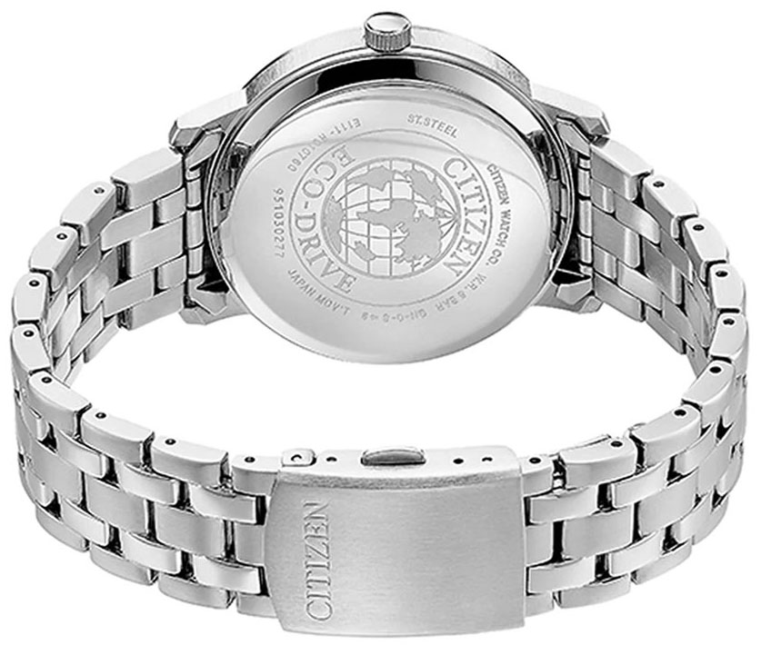 Đồng Hồ Nam Citizen Dây Thép Không Gỉ BM7460-88E - Mặt Đen