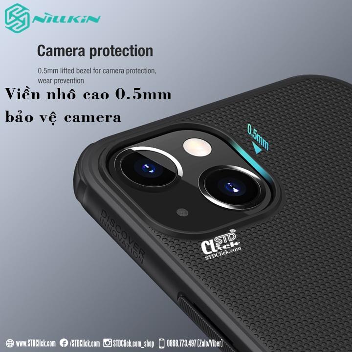 ỐP LƯNG DÀNH CHO ĐIỆN THOẠI IPHONE 13 NILLKIN NHỰA CỨNG VIỀN DẺO