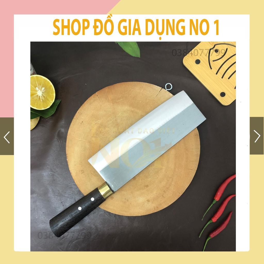 Dao bộ 3 dao nhà bếp rèn thủ công từ thép trắng không gỉ hàng cao cấp cán gỗ