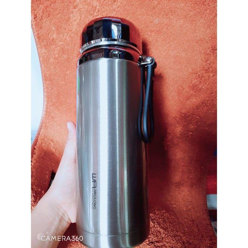 Bình Giữ Nhiệt 1.500 ml Nắp Kim Cương - Lõi INOX 304 Cao Cấp - Giữ Nóng Không Ra Vỏ, Giữ Lạnh Không Ra Mồ Hôi