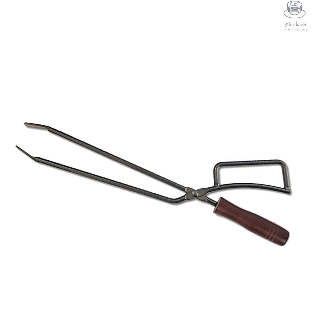Thickened Firewood Tong Practical Charcoal Clamp Outdoor BBQ Barbecue Labor Saving Charcoal Clip for Picnic Camping